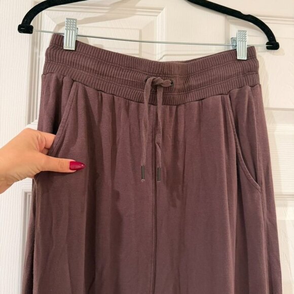 Splendid Mocha Brown Jersey Soft Knit Flowy Maxi Skirt Size Small - Picture 3 of 5